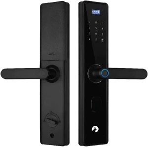 AI Smart Fingerprint Lock with 6 Unlock Methods, NFC, and USB Emergency Unlock