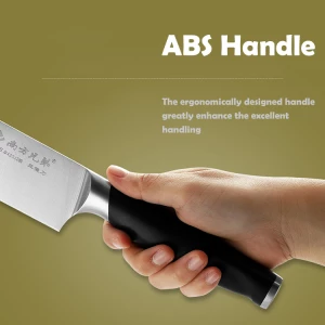 High Quality Kitchen Knives Set Stainless Steel Meat Cleaver Kitchen Chef Knife Set with Block