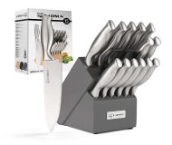 15 Pieces Kitchen Knives Stainless Steel Hollow Handle Self Sharpening Chef Kitchen Knife Set