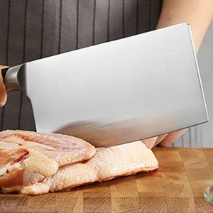 Professional Kitchen Knives Stainless Steel Cooking Knife 7 Inch Cleaver Knife with ABS Handle