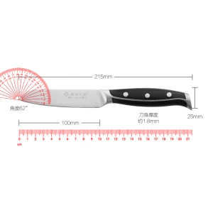 3.5 Inch Stainless Steel Kitchen Knife Fruit Slicer Vegetable Peeler for Home Kitchen Paring Knife with ABS Handle