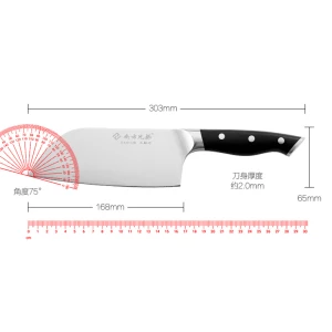 Professional 7 Inch Stainless Steel Kitchen Knives Japanese Nakiri Knife with ABS Handle