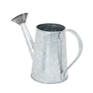 Galvanized Watering Can Vases With Handle For Home Flower Garden Desktop Decor