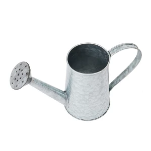 Galvanized Watering Can Vases With Handle For Home Flower Garden Desktop Decor