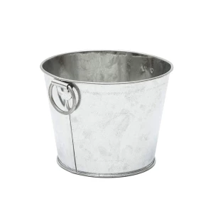 Mini Metal Buckets Succulent Galvanized Flowerpot With Handles For Garden