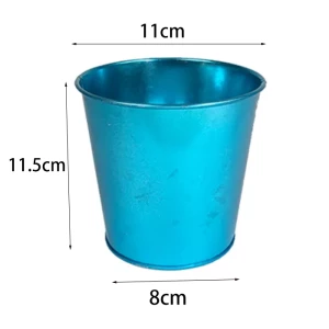 Wholesale Easter Small Luxury Metal Buckets Sweet Tin Gift Bucket