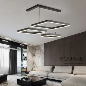 Contemporary hanging modern led chandeliers gold modern led chandeliers & pendant lights