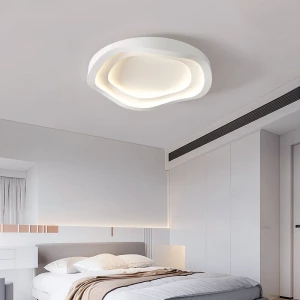 2023 Led Lighting Lamp Ceiling Special Surface Large Plastic Mounted Panel Light For Living Room circle led ceiling light