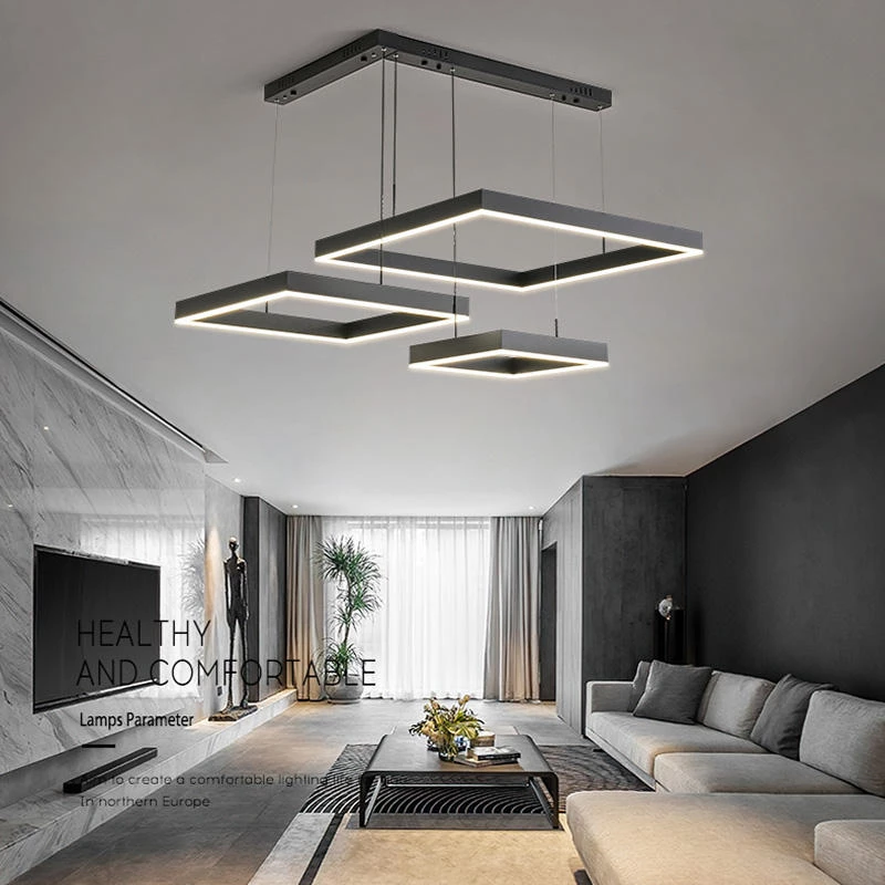 Contemporary Hanging Modern Led Chandeliers Gold Modern Led Chandeliers ...