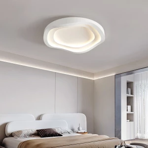 2023 Led Lighting Lamp Ceiling Special Surface Large Plastic Mounted Panel Light For Living Room circle led ceiling light