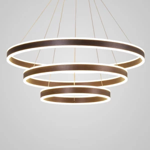 Luxury Modern Living Room Hanging Lighting Ceiling Pendant Lamp Circle Led Chandelier & Pendant Lights