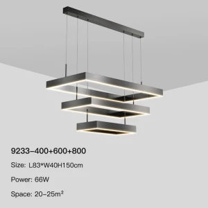 Modern Dining Room Light Black Led Chandelier For Kitchen Island Living Room Duplex Hall Bedroom Home Decor Ceiling Pendant Lamp