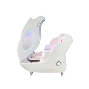 Modern Beauty Equipment Hydrotherapy Spa Capsule Infrared Ozone Sauna Spa Capsule with Light Therapy