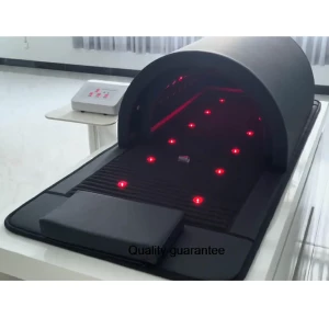 Black Popular Healthcare Beauty Equipment Red Light Therapy Mattress PEMF Infrared Dry Sauna Dome for Home Use