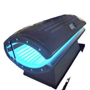 Uso domestico o commerciale ODM UV luce blu cosmedico interno bronzo solarium lettino abbronzante per salone di bellezza