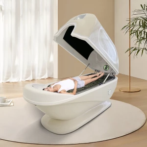 Bellezza di salute della pelle ringiovanimento Photon Light Therapy Far Infrarosso Sauna Pod Spa Capsula con Ozono