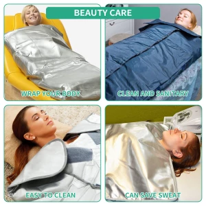 Copertura di plastica monouso Sauna Coperta Liners Infrarossi Sauna Body Wrap Accessori per Beaut Salon Spa Sauna Room