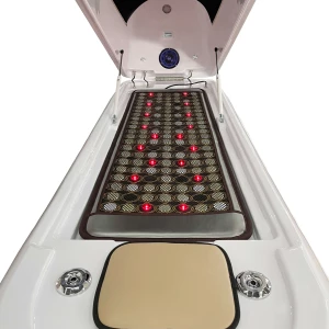 Multifonctionnel couché magnétothérapie lointaine infrarouge Spa capsule minceur infrarouge Spa capsule Beauty machine