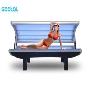 Bellezza popolare e attrezzatura di uso domestico Solarium Tan Bed Mini Lay-down stile facile accesso Tanning Camera