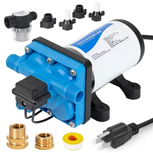 12V 24V Hot sale water diaphragm pumps RV marine  caravan camper trailer self priming bilge pump