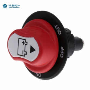 Waterproof Heavy Duty Battery Disconnect Isolator Switch On-Off 12V-48V Master Cut/Shut Off Marine Battery Switch for Boat Car