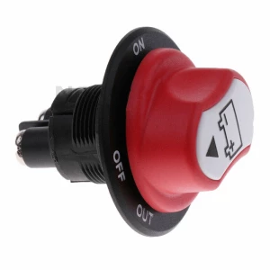 Waterproof Heavy Duty Battery Disconnect Isolator Switch On-Off 12V-48V Master Cut/Shut Off Marine Battery Switch for Boat Car