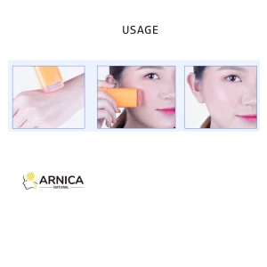 ArnicaNatural Sunscreen stick spf50+PA++++ transparent texture easy apply