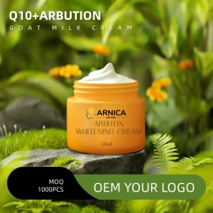 ArnicaNatural Q10 Arbutin whitening cream face whitening fast results