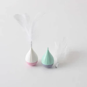 Mute, feather tumbler, cat toys, goose feather cat supplies, funny cat toys, self-pleasure cat toys