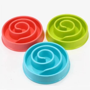 Snail style slow food bowl，cat feeding bowl，Pet bowl, feeding bowl, anti-choking bowl, dog feeding bowl, pet feeding bowl，Multifunctional, automatic feeding