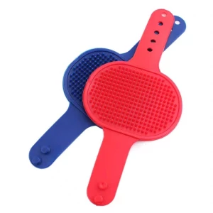 Dog bathing massage brush, massage comb, puppy and cat massage and scratching brush, pet cleaning and bathing supplies