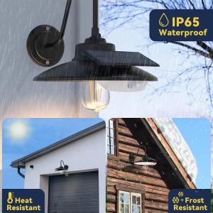 LED solar barn lights Outdoor Wall Light Lamp IP65 Solar Motion Sensor Garden Led Solar Wall Light For Home