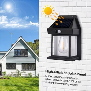 Solar Outdoor Wall Mounted Light Modern LED Lighting for Garden and Landscape Project