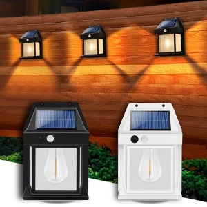 Solar Outdoor Wall Mounted Light Modern LED Lighting for Garden and Landscape Project