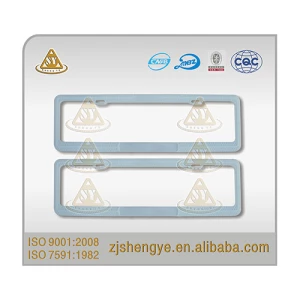 Vente en gros de haute qualité impression personnalisée en plastique plaque d'immatriculation de voiture européenne plaque d'immatriculation