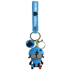 Custom anime robot pendant creative gift 3D Soft PVC keychain