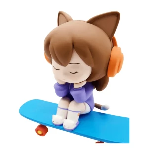 Hot Sale Colorful Small Size Skateboard ABS Popular Action Figure For Girls Customized Display Figure