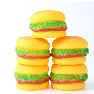 Interesting Design Vinyl Food Hamburger Toys