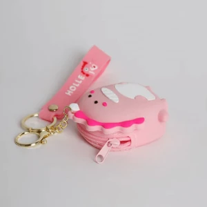 Promotion mini cute animal silicone coin purse