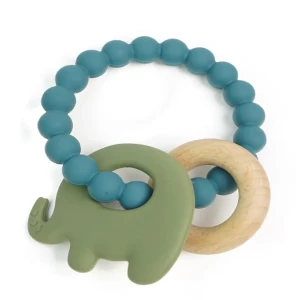 100% Food Grade Silicone Teether Ring