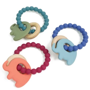 100% Food Grade Silicone Teether Ring