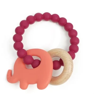 100% Food Grade Silicone Teether Ring