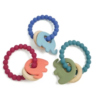 100% Food Grade Silicone Teether Ring