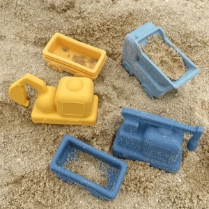 Summer Water Beach Toy Set Kids Baby Shower Silicone Vehicle Bath Toy Beach & Sand Toys Para Crianças