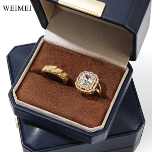 WEIMEI Luxury Custom Ring Necklace Pendant Packing Jewelry Box Gift Box