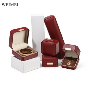 WEIMEI Luxury Custom Ring Necklace Pendant Packing Jewelry Box Gift Box