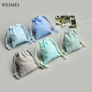 WEIMEI Jewelry Display Box With Pouch Bracelets Pouch Small Cotton Bags Jewelry Bag Pouch Gift Jewelry Package