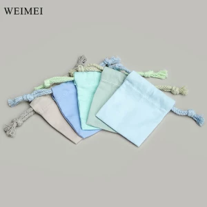 WEIMEI Jewelry Display Box With Pouch Bracelets Pouch Small Cotton Bags Jewelry Bag Pouch Gift Jewelry Package