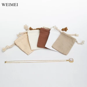 WEIMEI Jewelry Display Box With Pouch Bracelets Pouch Small Cotton Bags Jewelry Bag Pouch Gift Jewelry Package