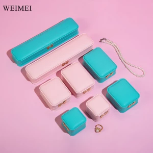 WEIMEI Custom Ring Pendant Gift Boxes Wholesale Luxury Small Necklace Jewelry Box Packaging